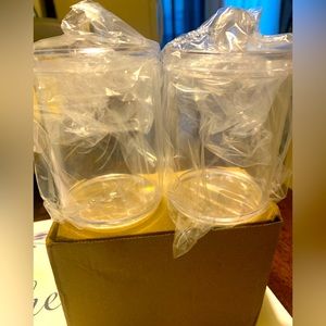New 2pc set clear  containers